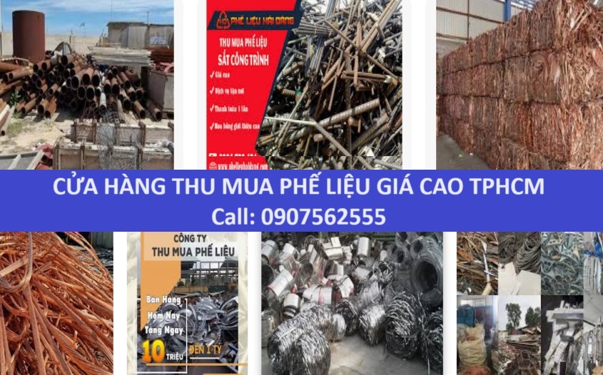 Cửa hàng thu mua phế liệu giá cao tphcm